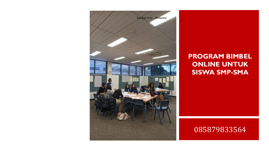 Program Bimbel Online Untuk Siswa SMP-SMA